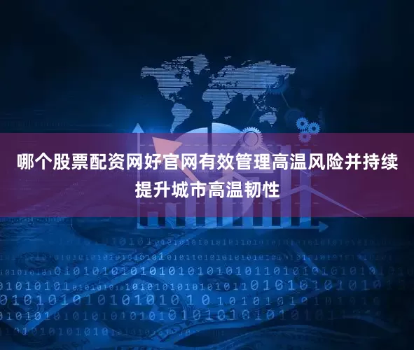 哪个股票配资网好官网有效管理高温风险并持续提升城市高温韧性